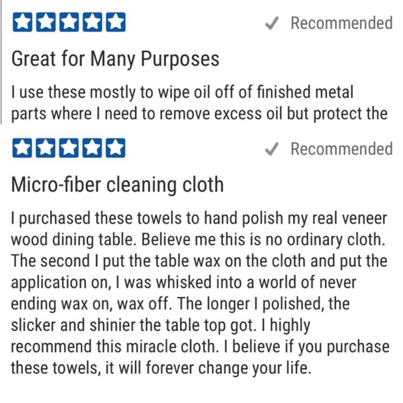 3/$15 NEW Microfiber Towels Cleaning Cloths 12”x 12”, SET OF 4, Different Colors - Picture 9 of 16